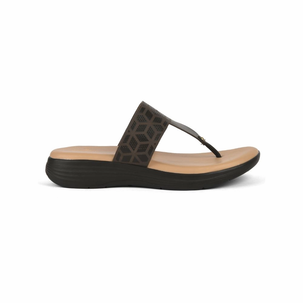 Senorita Casual (Brown) Slipper For Ladies SMT-6 By Liberty