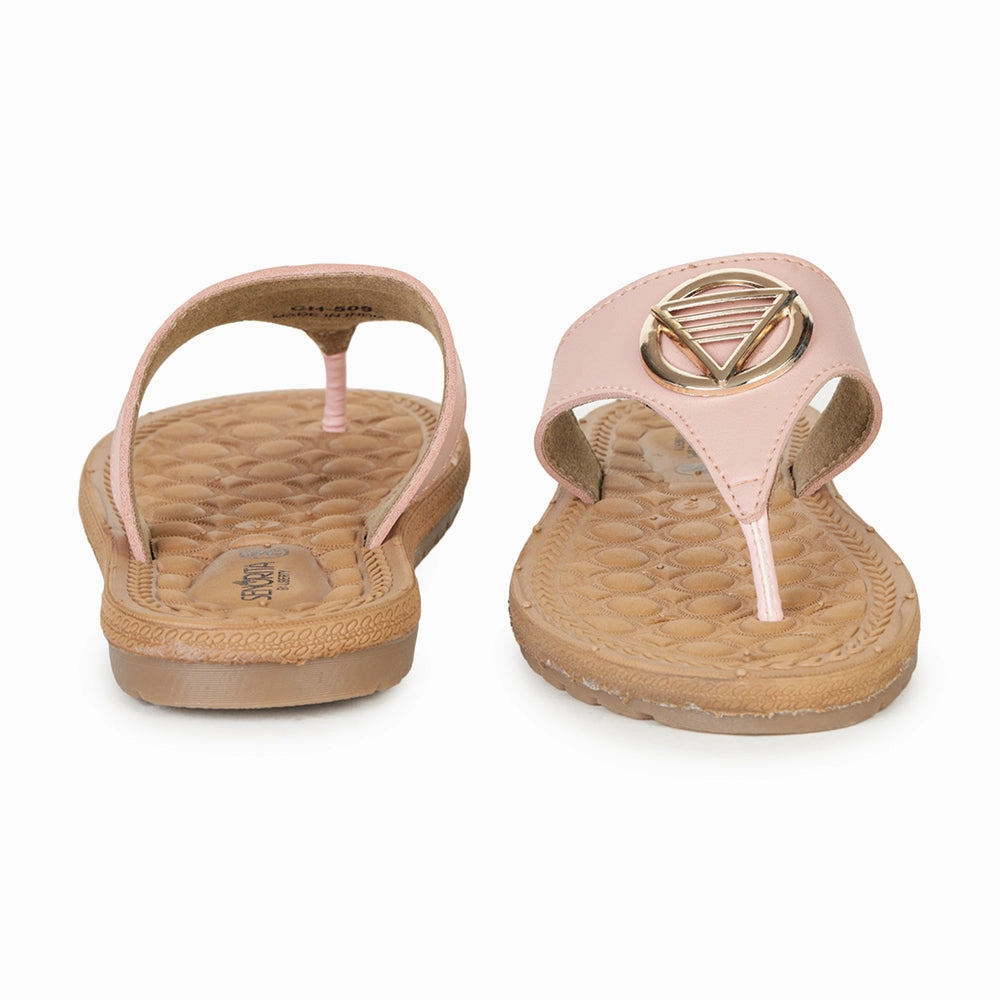 Senorita Casual Pink Slipper For Women Ch-509 By Liberty