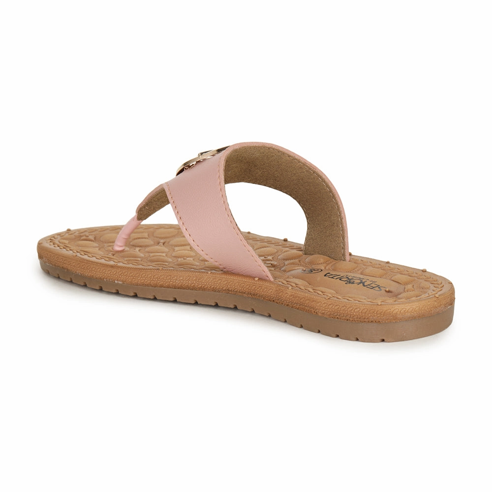 Senorita Casual Pink Slipper For Women Ch-509 By Liberty