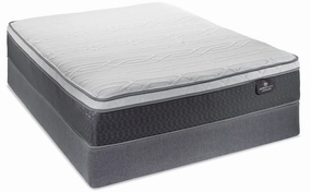 Serta Lush Plush Queen Mattress and Low-Profile Boxspring Set