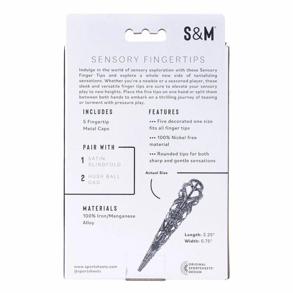 Sex & Mischief Filigree Metal Sensory Fingertips