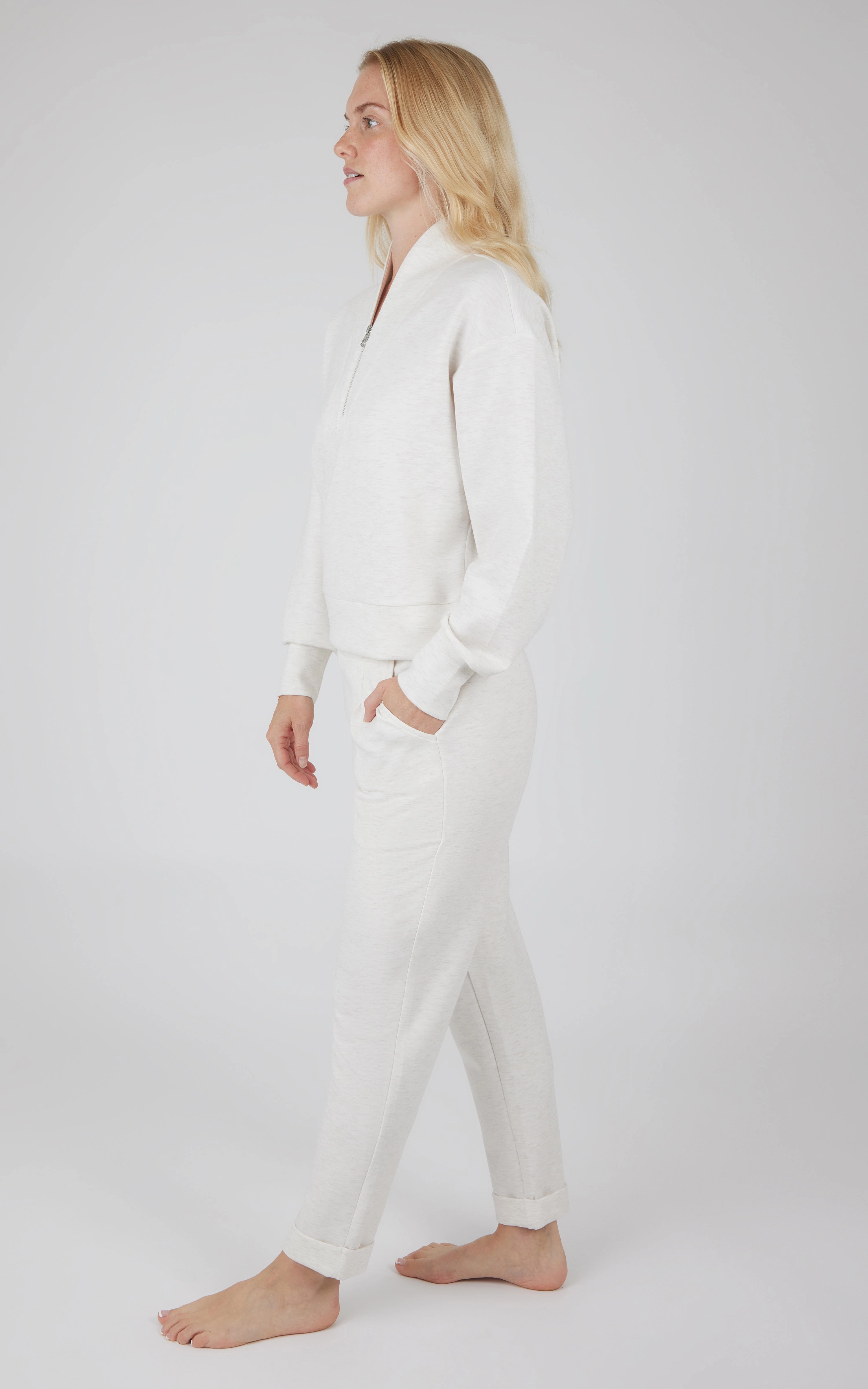 Softlite Zip Neck Pullover and Jogger Set