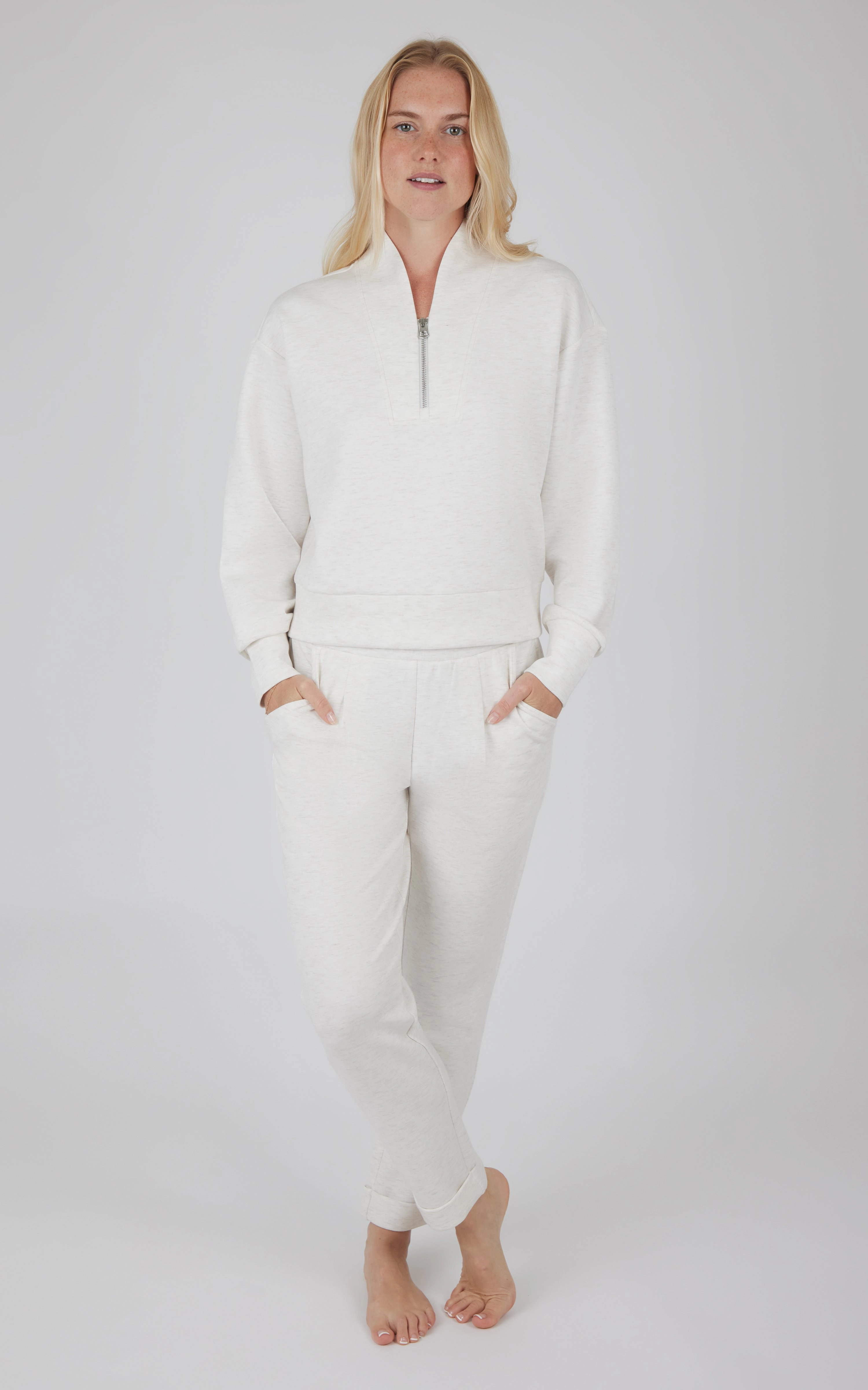 Softlite Zip Neck Pullover and Jogger Set