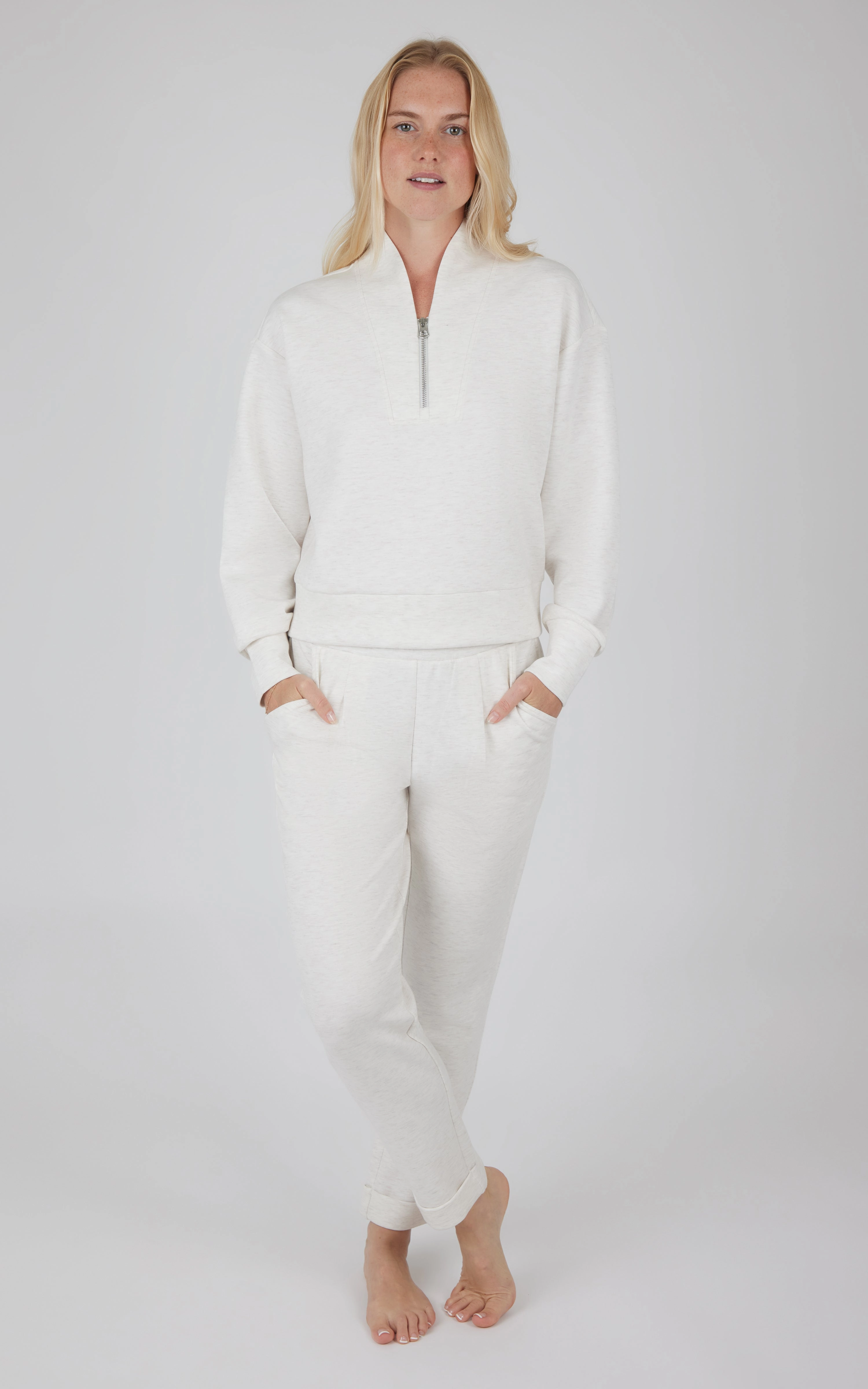 Softlite Zip Neck Pullover and Jogger Set