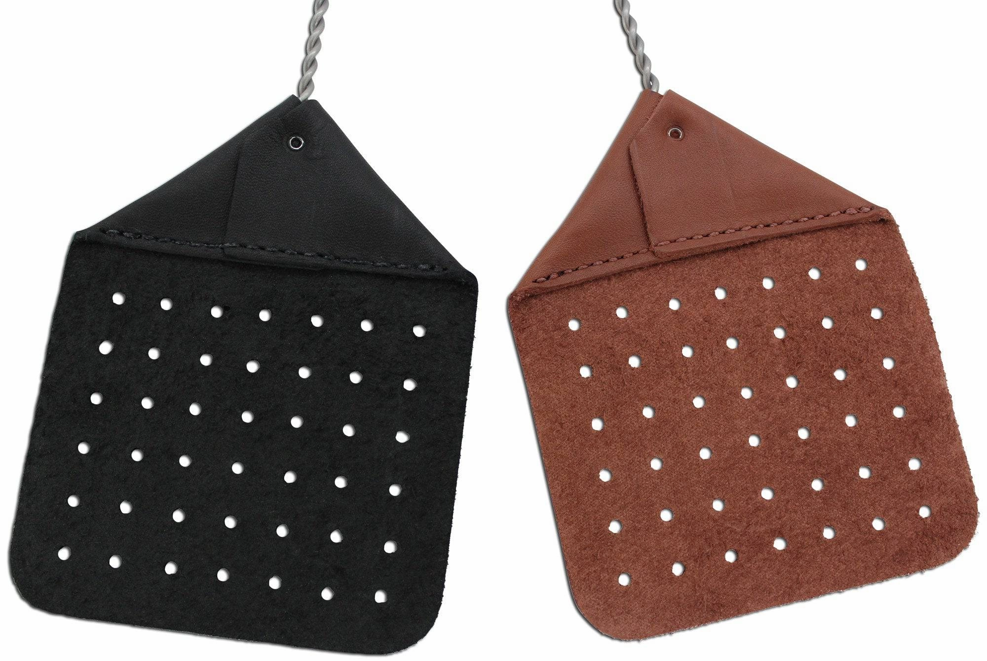 SPECIAL OFFER Leather Fly Swatter With Wire Handle 2 Pack (Ships USPS Only)