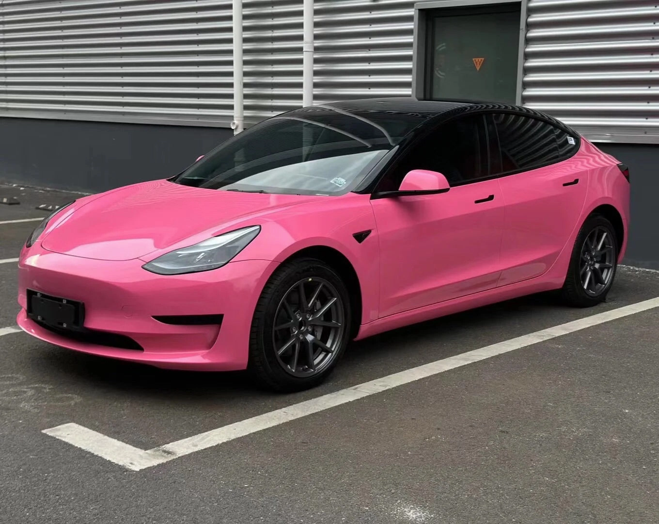 Super Gloss Pink Car Wrap