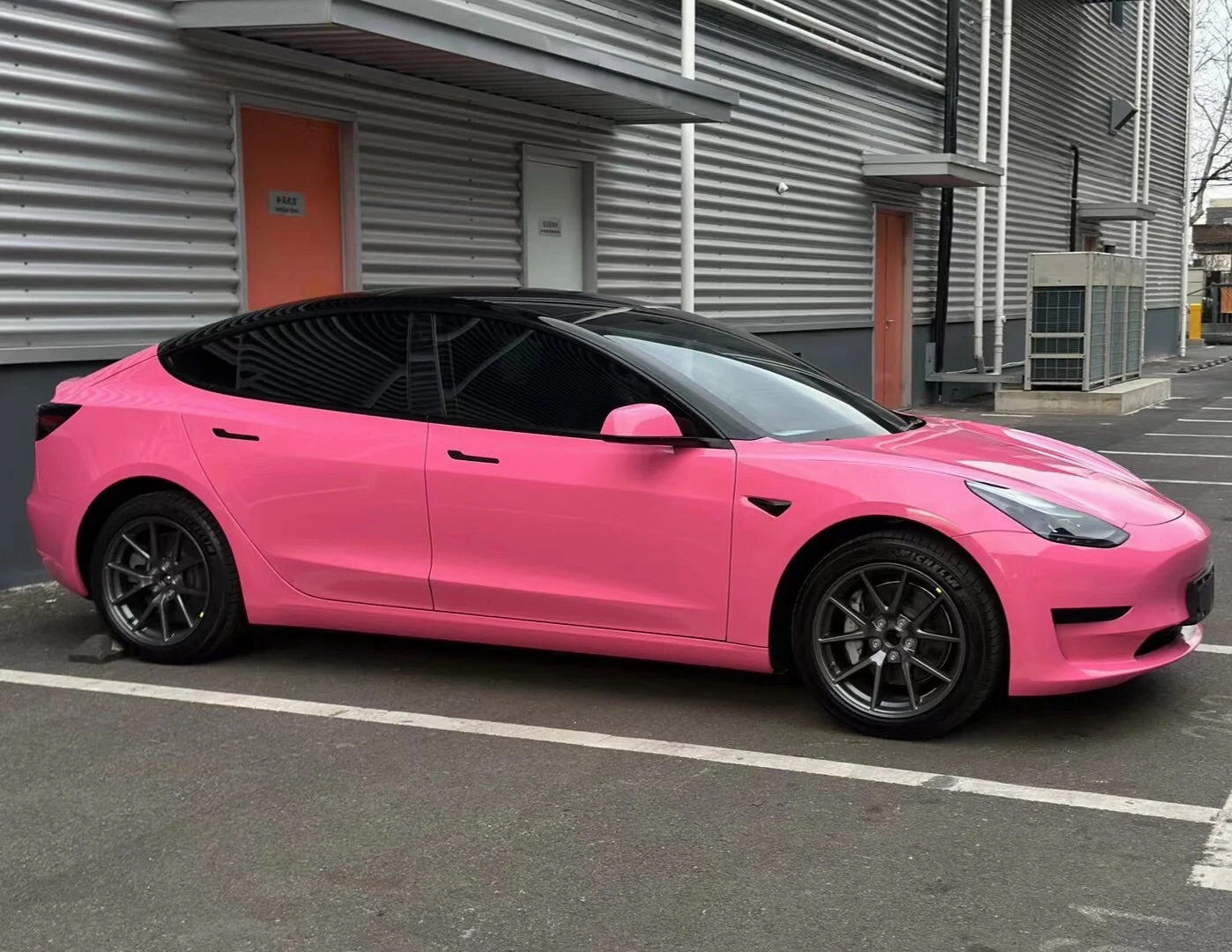 Super Gloss Pink Car Wrap