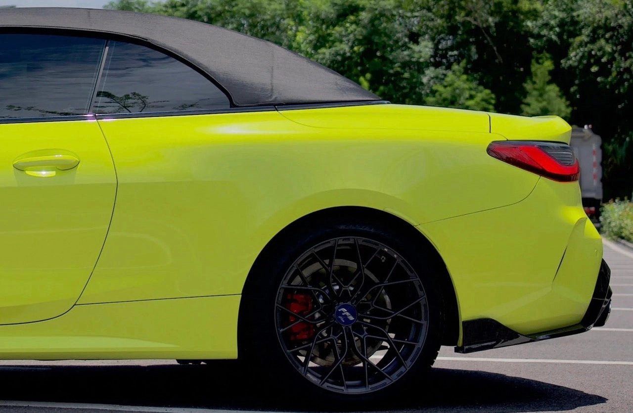 Super Gloss St. Paul Yellow Car Wrap