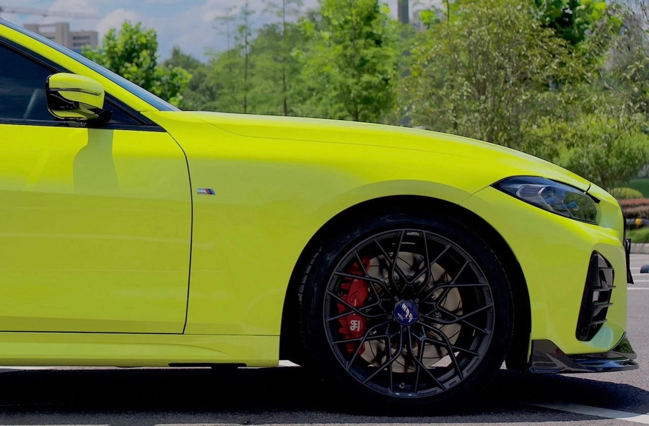Super Gloss St. Paul Yellow Car Wrap