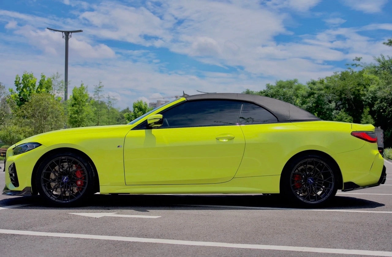 Super Gloss St. Paul Yellow Car Wrap