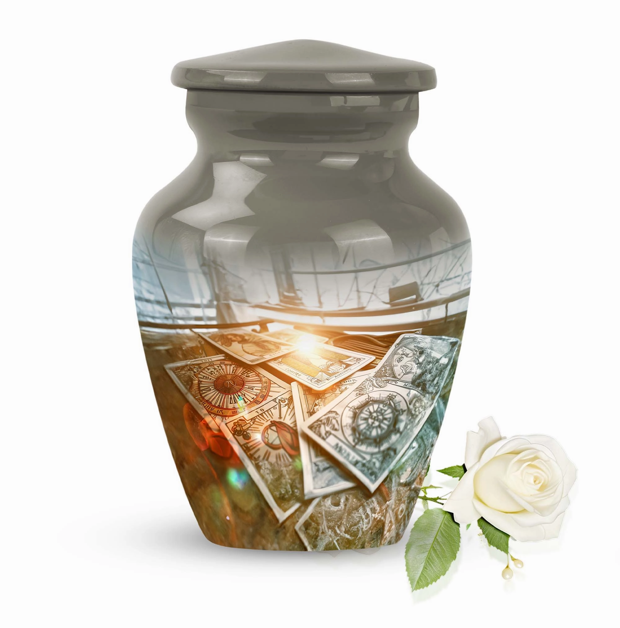 Tarot Abstract Commemorative Medium Burial Urn