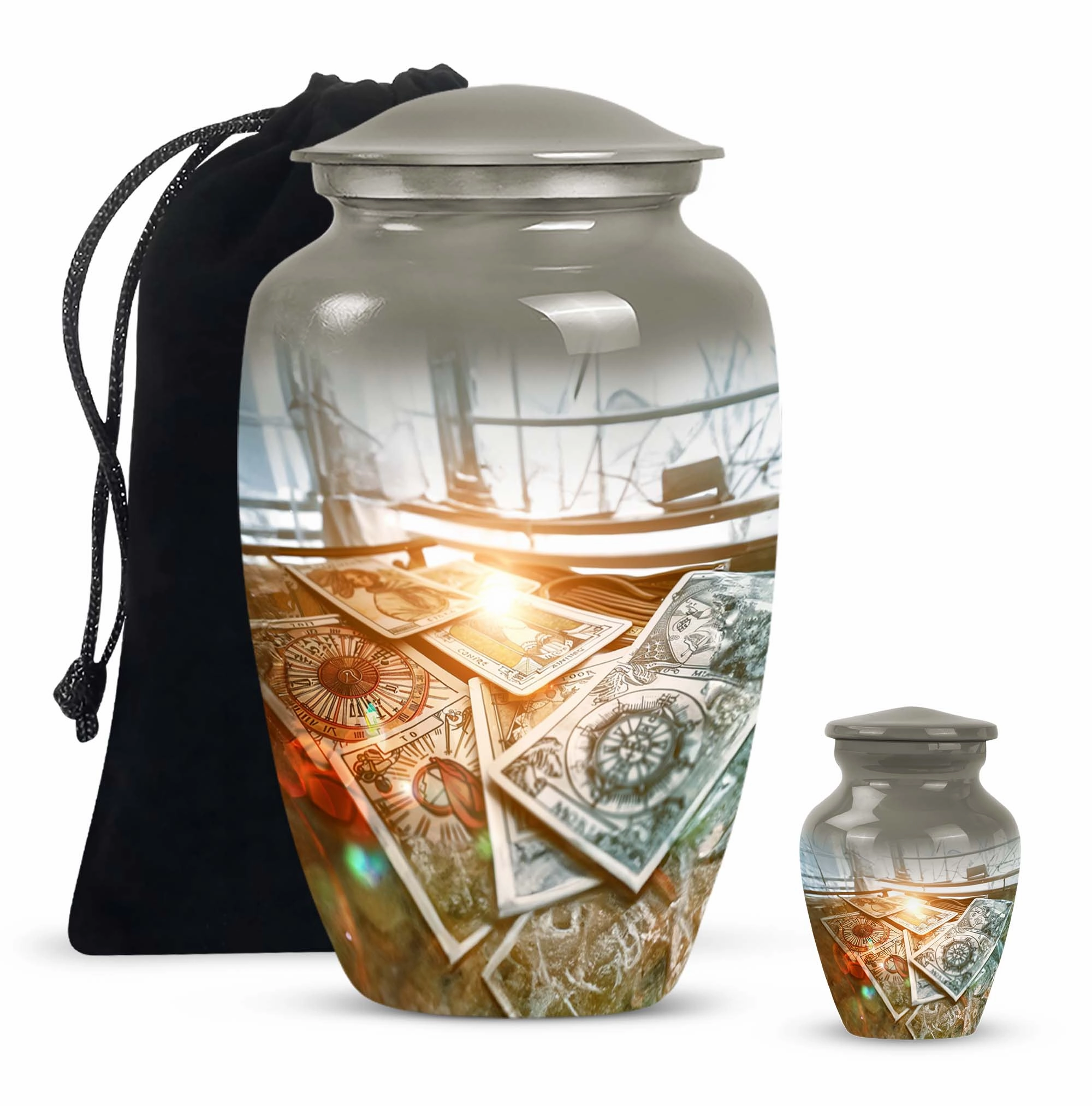 Tarot Abstract Commemorative Medium Burial Urn