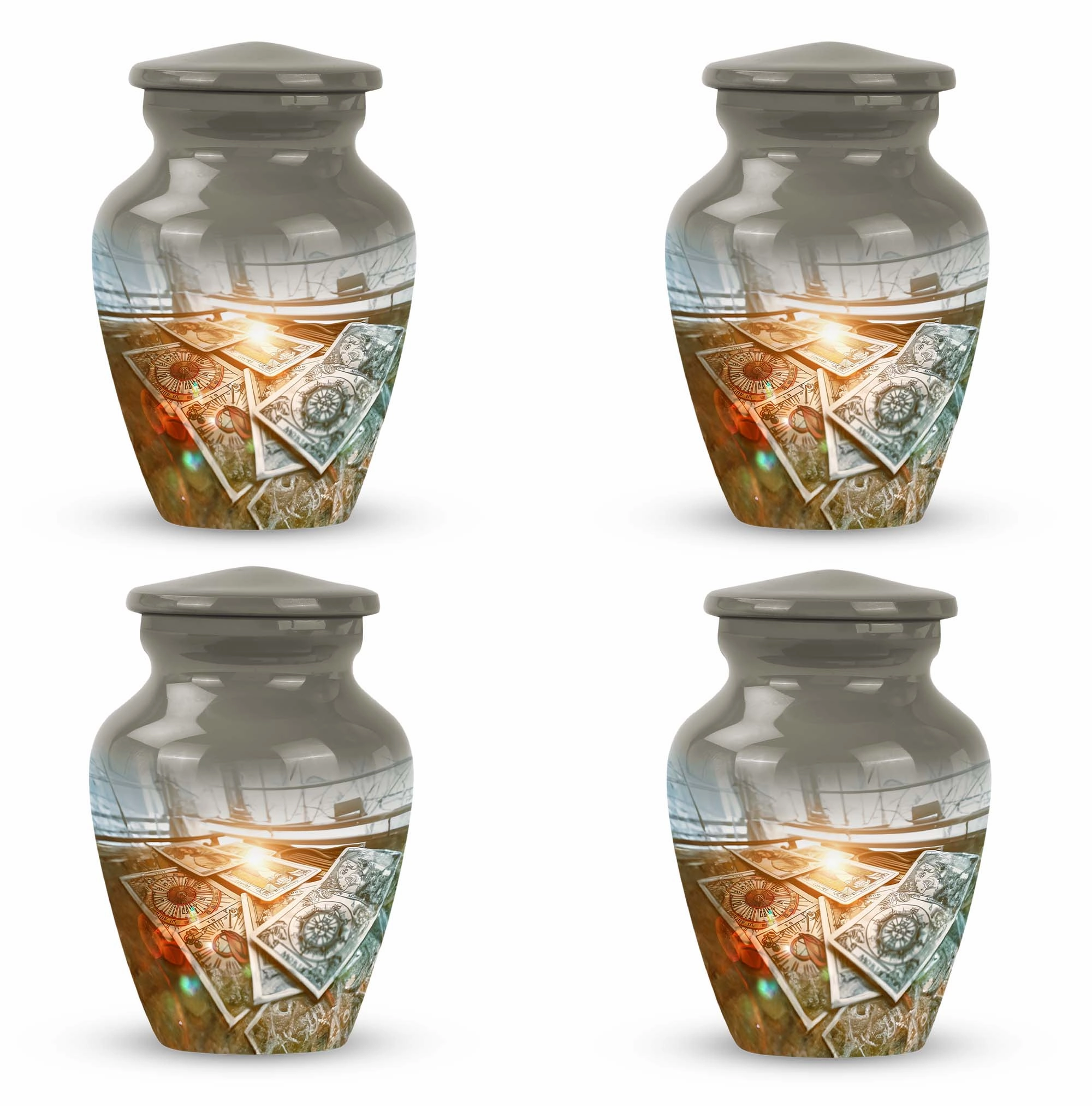 Tarot Abstract Commemorative Medium Burial Urn