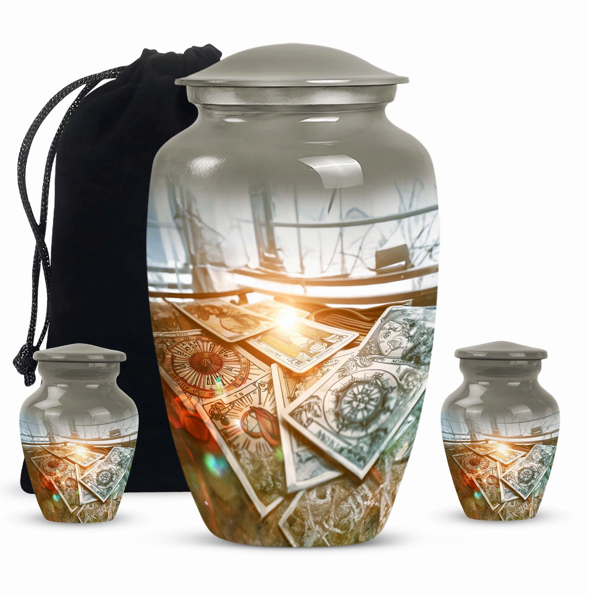 Tarot Abstract Commemorative Medium Burial Urn