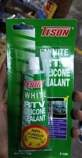 Teson Clear/White RTV Silicone Sealant 75g | Model : SIL-T100