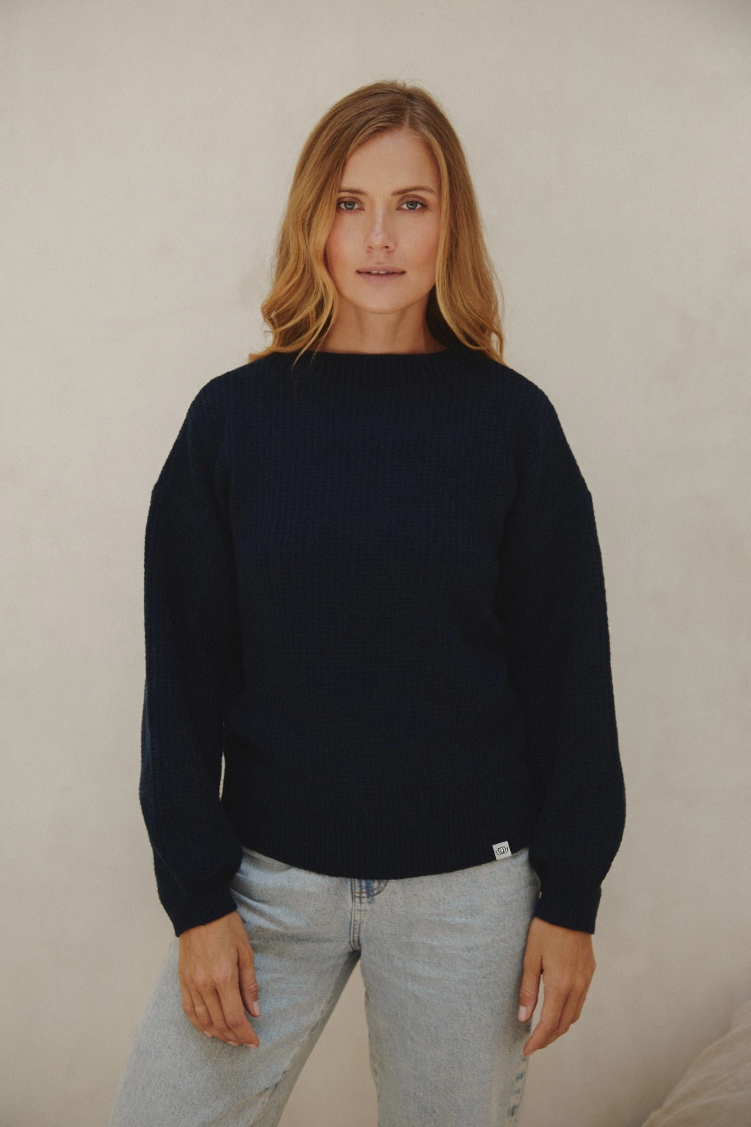 Textured Merino Wool Jumper