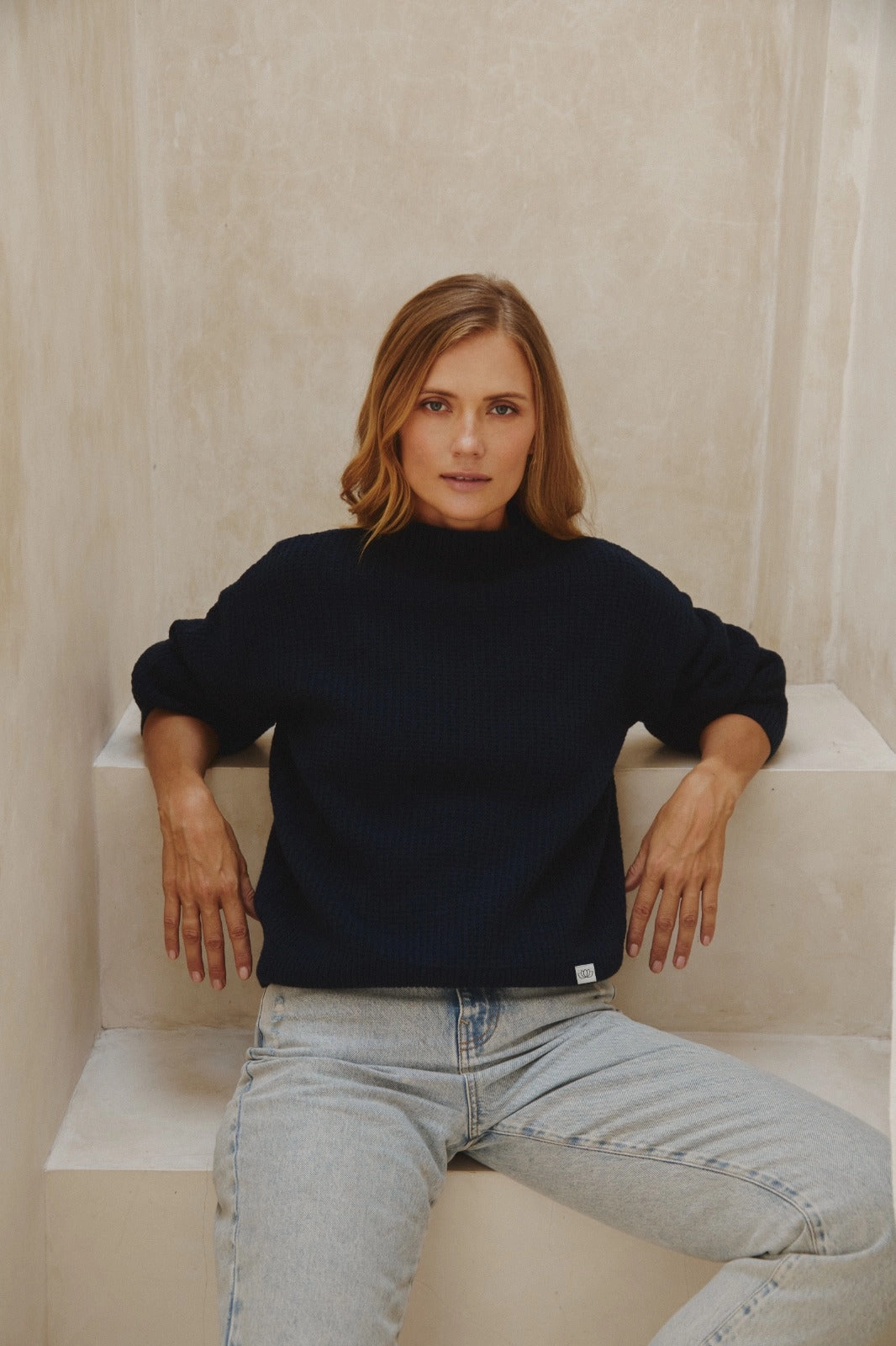 Textured Merino Wool Jumper