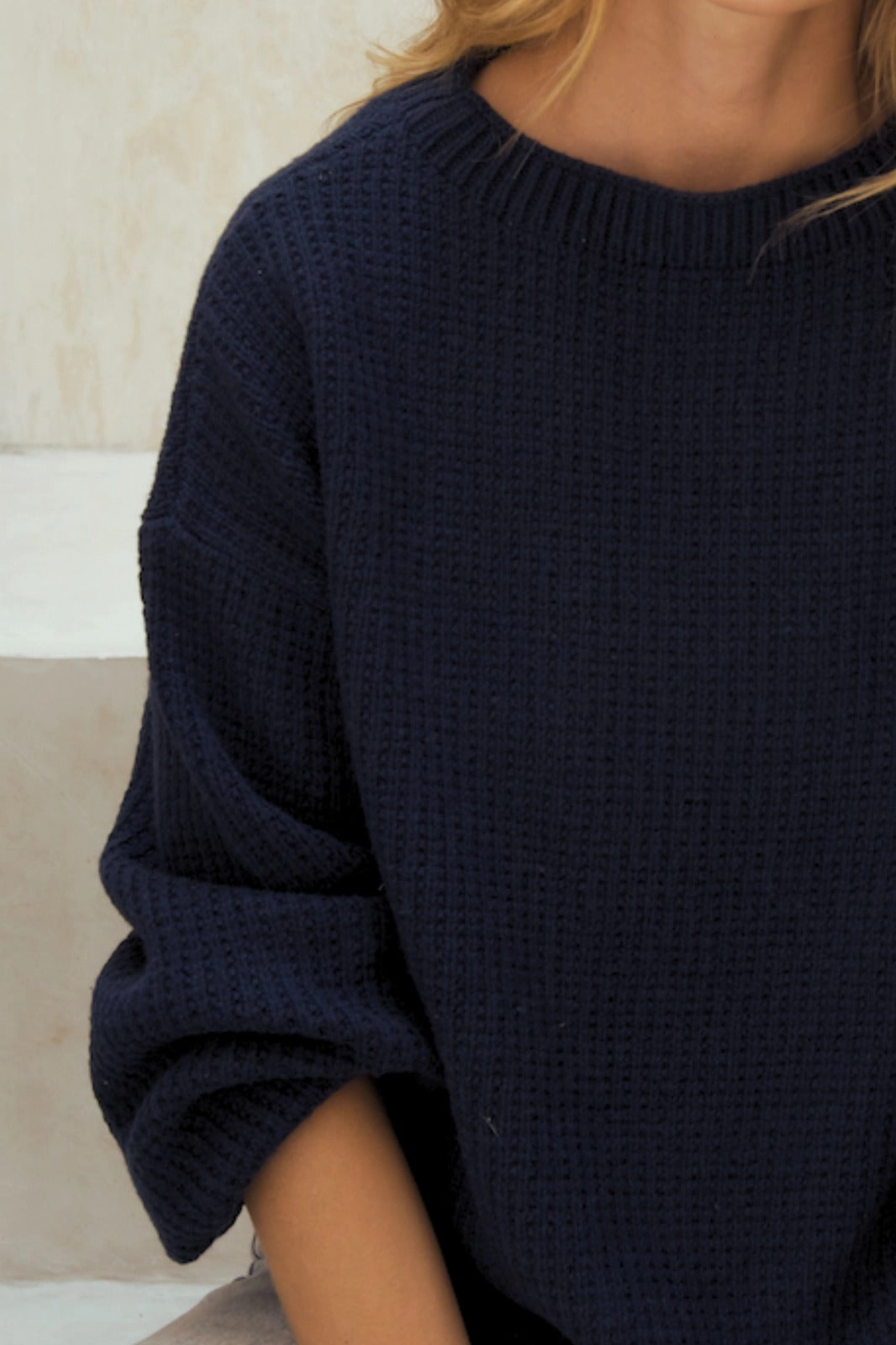 Textured Merino Wool Jumper
