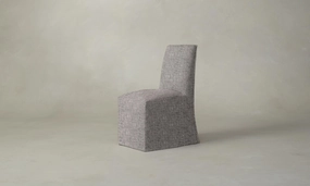 The Beacon Dining Chair - Heritage Belgian Linen Carob