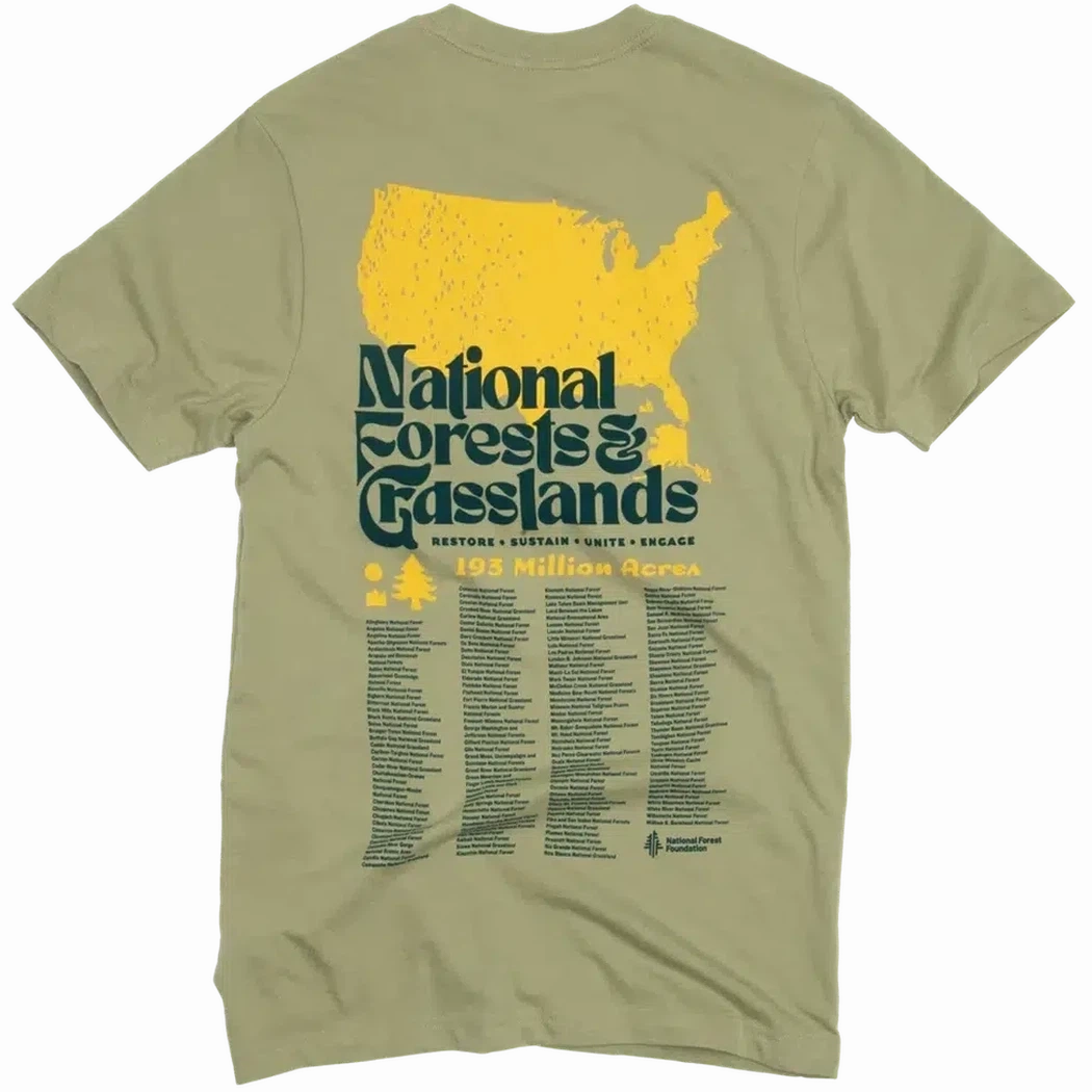 The Landmark Project National Forests and Grasslands Pocket Tee