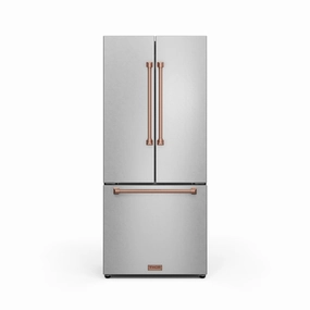 Thor Kitchen Stainless Steel French Door Counter Depth Refrigerator with Ice Maker| Gordon Ramsay Collection (17.5 cu.ft.) - RF3017FFD99-RSG
