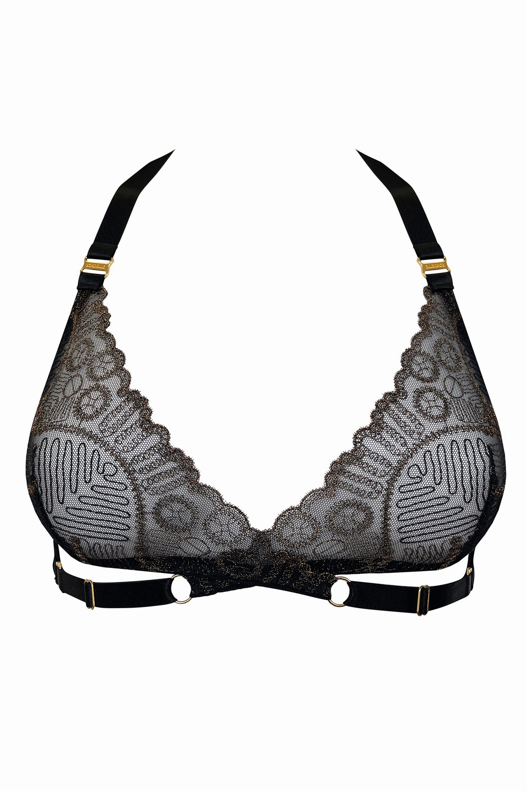 Tierra Soft Wrap Bra in Black