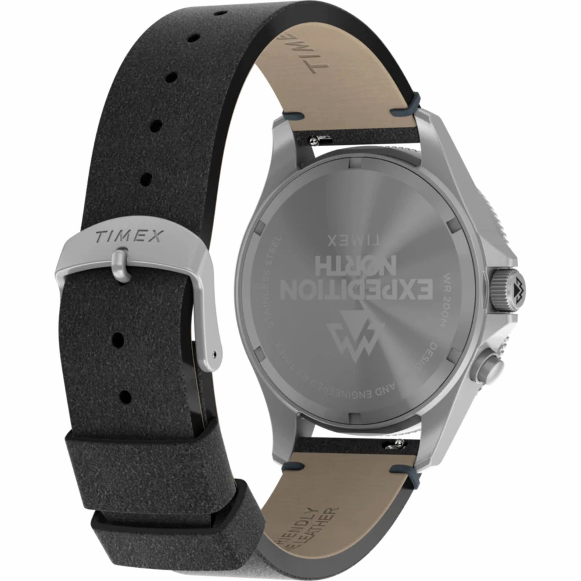 Timex Men's Watch - Expedition North Silver Case Quartz Black Dial Strap | TW2W21900JR