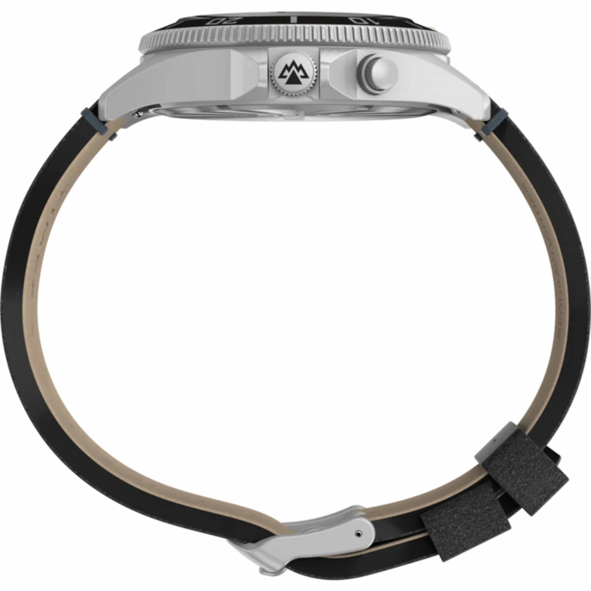 Timex Men's Watch - Expedition North Silver Case Quartz Black Dial Strap | TW2W21900JR