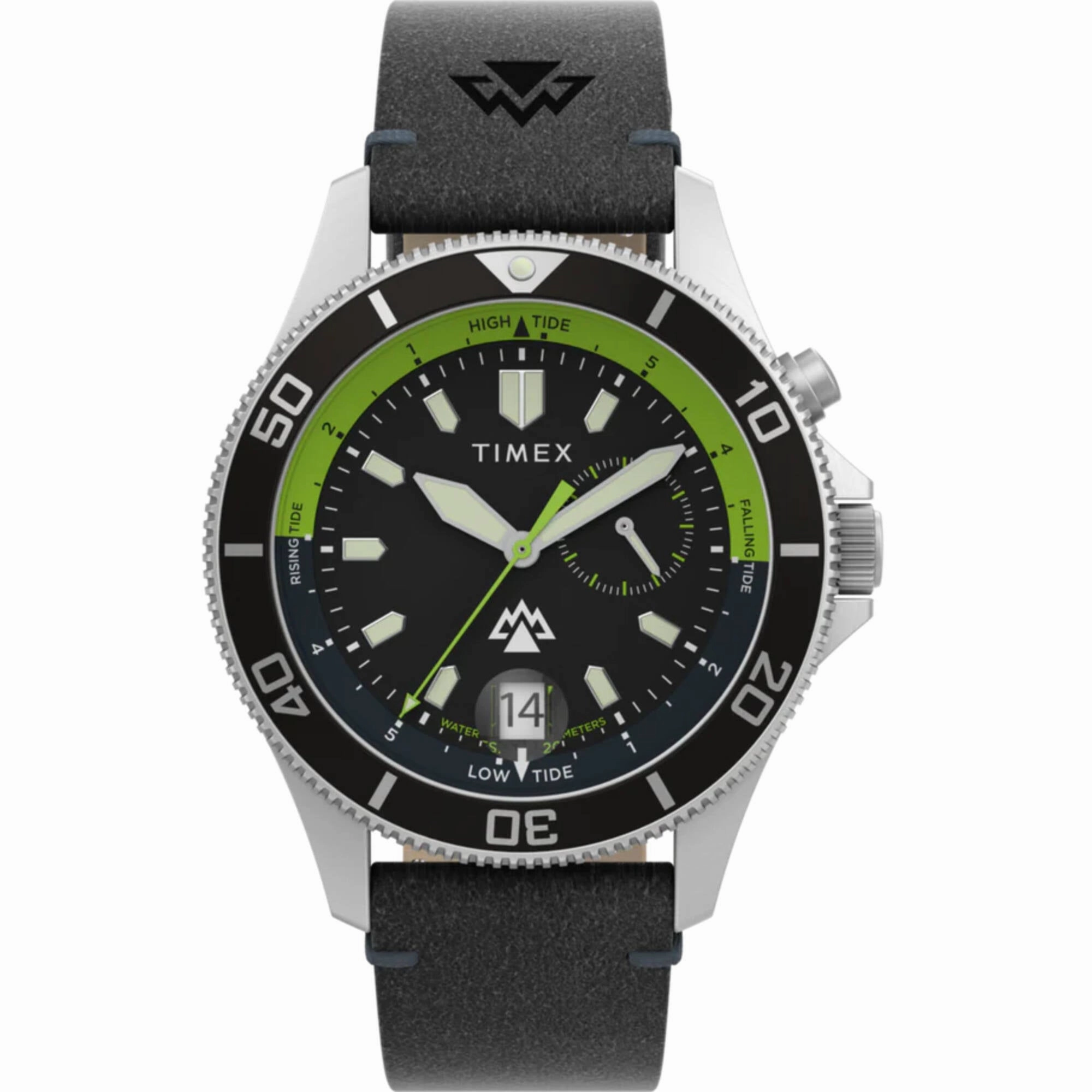 Timex Men's Watch - Expedition North Silver Case Quartz Black Dial Strap | TW2W21900JR