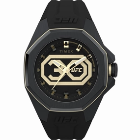 Timex Men's Watch - UFC Pro 30th Anniversary Quartz Black Resin Strap | TW2V90200JR
