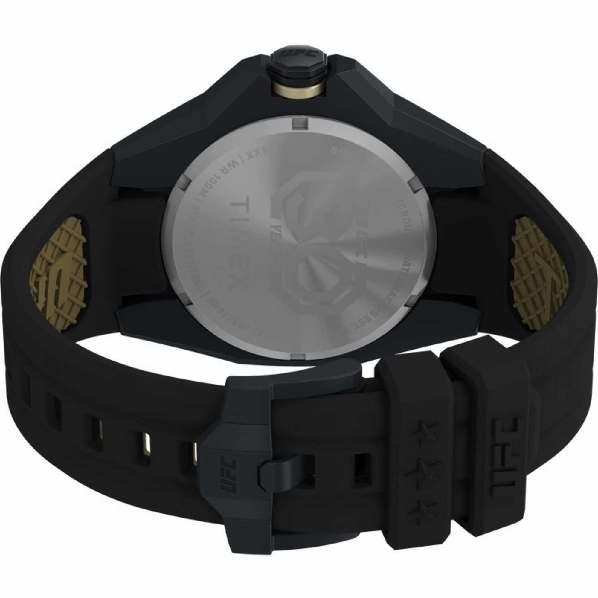 Timex Men's Watch - UFC Pro 30th Anniversary Quartz Black Resin Strap | TW2V90200JR