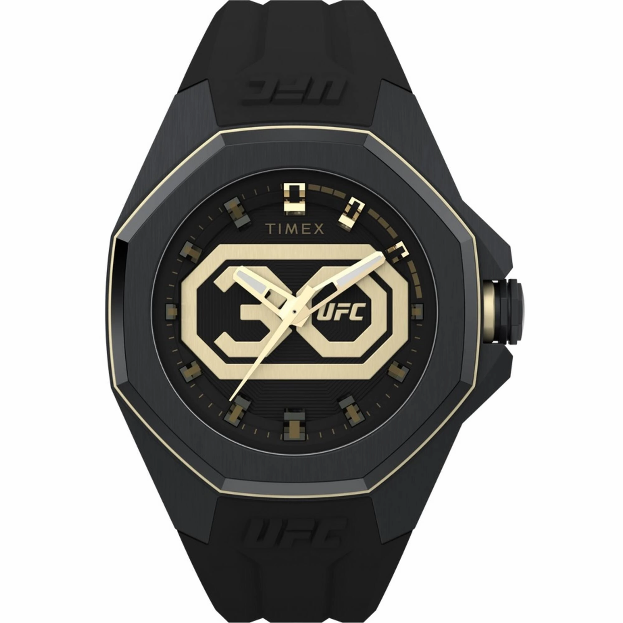 Timex Men's Watch - UFC Pro 30th Anniversary Quartz Black Resin Strap | TW2V90200JR