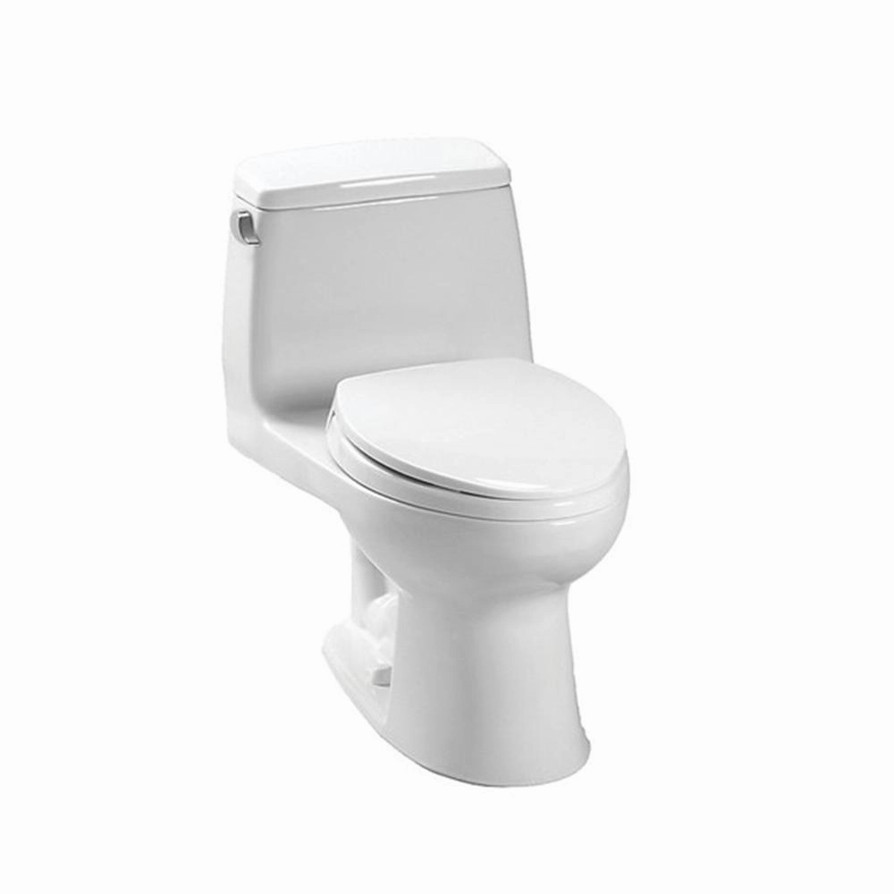 TOTO MS854114EG#01 Eco Ultramax Elongated One Piece Toilet with Sanagloss, Cotton White