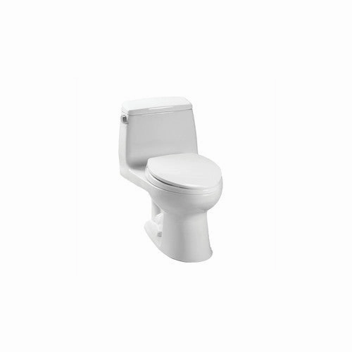 TOTO MS854114EG#01 Eco Ultramax Elongated One Piece Toilet with Sanagloss, Cotton White