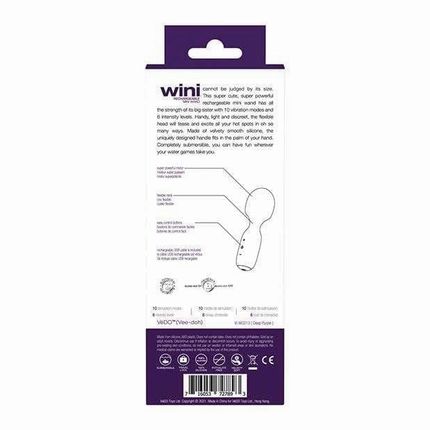 VeDO - Wini Rechargeable Mini Wand Massager