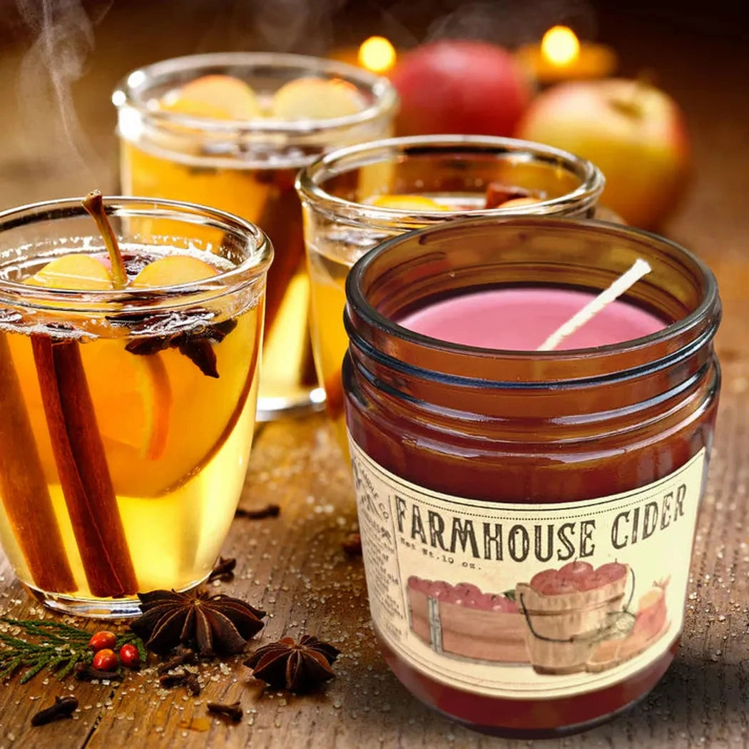 Wanderlust Folk Farmhouse Cider | Fall Candles | USA MADE | 100% Soy Wax