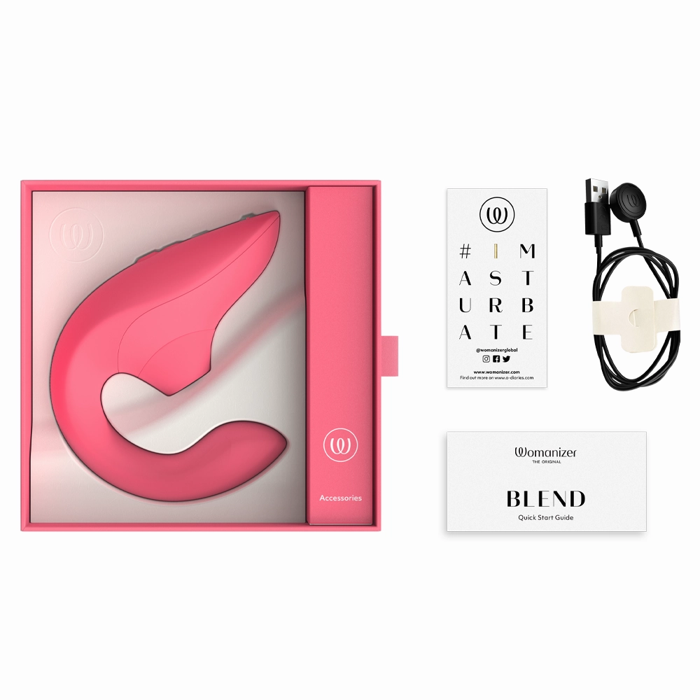 Womanizer Blend Pleasure Air Clitoral & G-Spot Vibrator